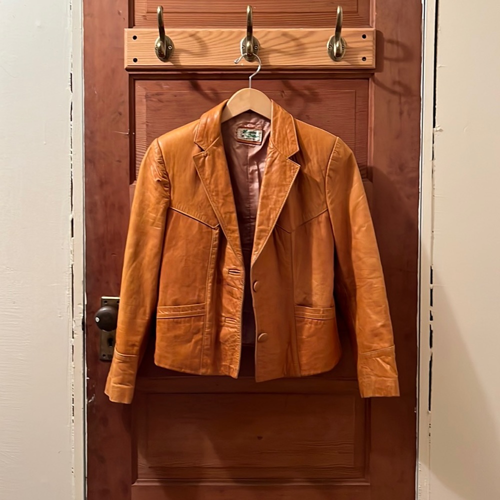 Vintage leather jacket